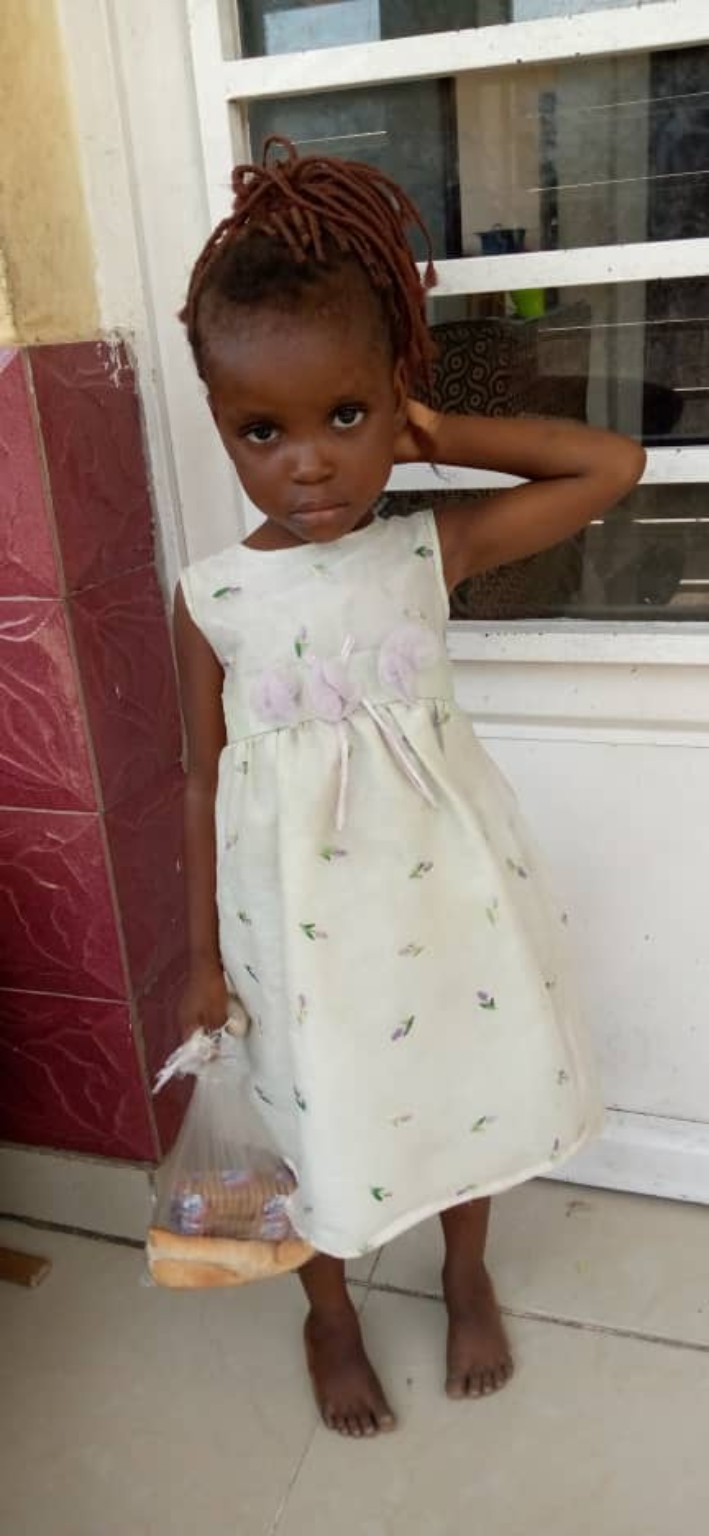 Enfant accompagnée par l'association